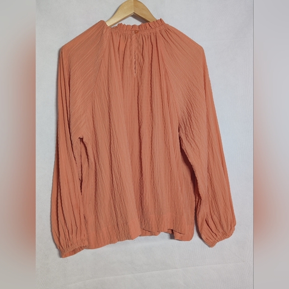 Prologue Vintage Terracotta Orange Sz XXL Blouse - Picture 4 of 6
